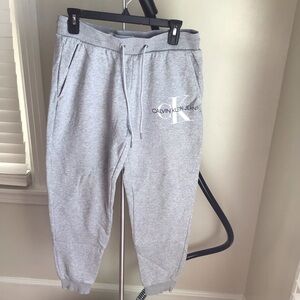 Calvin Klein Monogram Logo Fleece Joggers